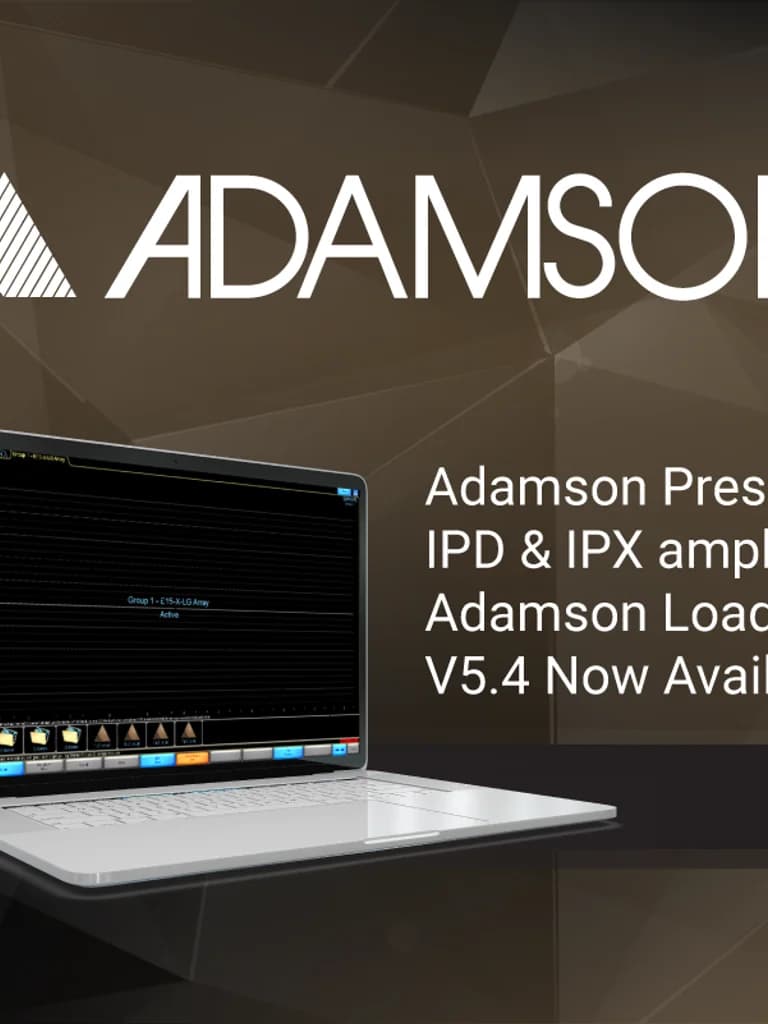 Adamson Presets for IPD & IPX amplifiers and Adamson Load Library V5.4 now available